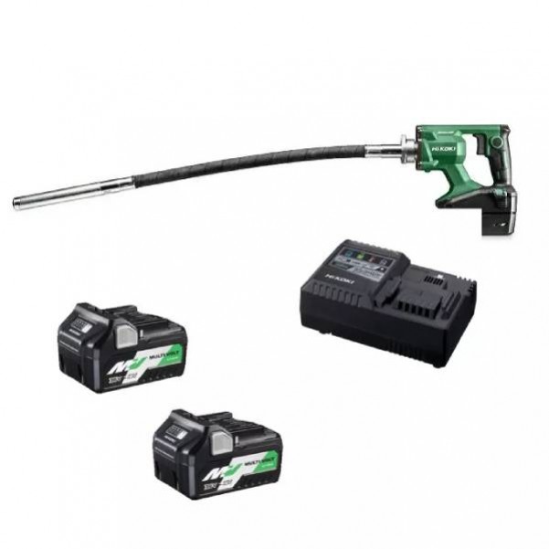 Hikoki UV3628DA(HRZ) - 28mm 36V MultiVolt Brushless Cordless Concrete Vibrator Concrete Vibrators